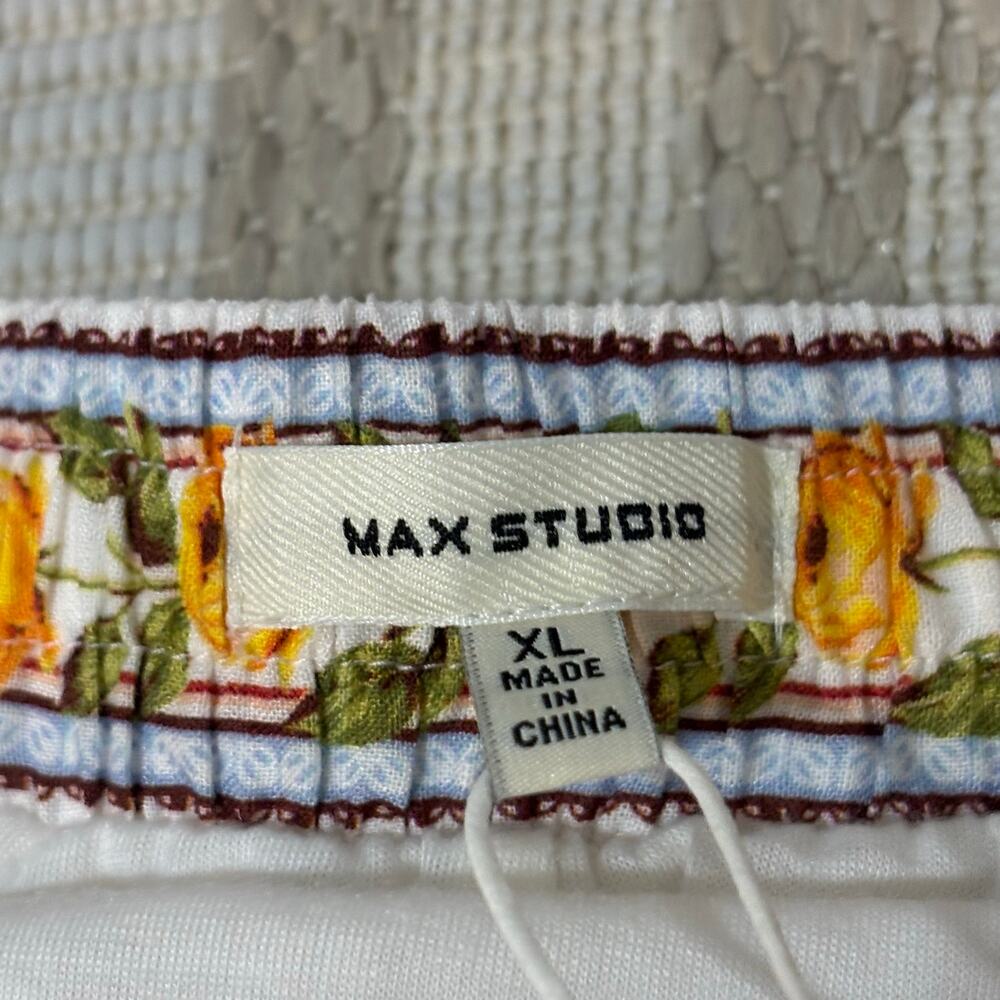 Max Studio Boho Floral AOP XL Maxi Skirt NWT with Lining - Picture 3 of 8